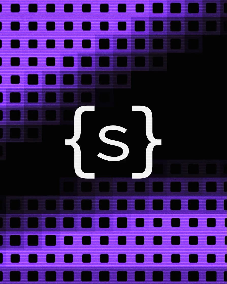 Somnia’s {s} mark over purple dither