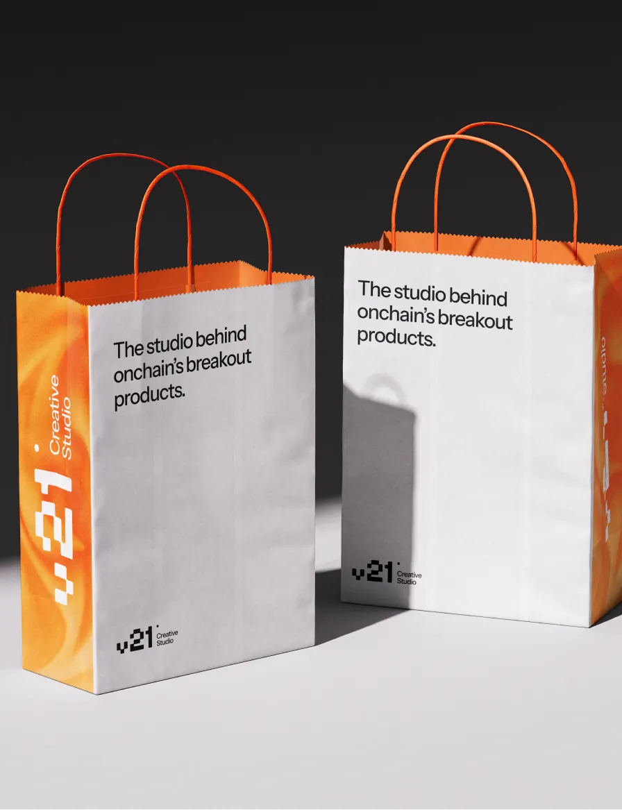 V21 paper shopping bags