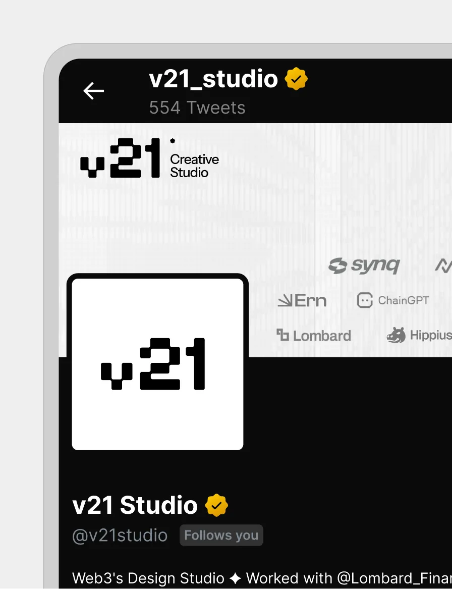 V21 Studio’s profile on X